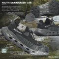 Încălțăminte pentru copii Columbia Youth Drainmaker XTR black/pure silver 8