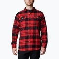 Bărbați Columbia Flare Gun Stretch Flannel naviga roșu râu de trecere plaid cămașă 4