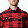 Bărbați Columbia Flare Gun Stretch Flannel naviga roșu râu de trecere plaid cămașă 5