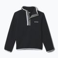 Bluză fleece pentru copii Columbia Halvetia II Half Snap Fleece black/city grey