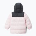 Geacă izolată pentru copii Columbia Puffect Hooded satin pink/black 2