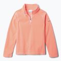 Bluză fleece pentru copii Columbia Glacial Fleece hot coral