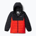 Geacă pentru copii Columbia Powder Lite II Hooded spicy/ black