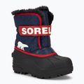 Ghete pentru copii Sorel Childrens Snow Commander nocturnal/sail red