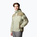 Geacă softshell pentru bărbați Columbia Challenger II Windbreaker safari/stone green 3