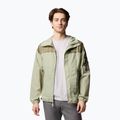 Geacă softshell pentru bărbați Columbia Challenger II Windbreaker safari/stone green 4