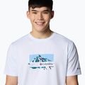 Tricou pentru bărbați Columbia Ice Lake II SS Tee white/peak direction 4