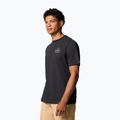 Tricou pentru bărbați Columbia Tunnel Valley Graphic Tee black/naturally inclined 4