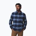 Cămașă pentru bărbați Columbia Windward II collegiate navy blurred ombre