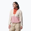 Bluză pentru femei Columbia Sequoia Grove 1/2 Zip Fleece chalk/eraser pink/tuscan