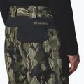 Pantaloni de snowboard pentru bărbați Columbia Coreshot Printed greenscape treebark print/black 6