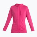 Geacă de trekking pentru femei Icebreaker Quantum III Zip Hood tempo/electron pink/cb 8