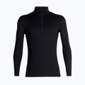 Longsleeve termoactiv pentru bărbați icebreaker Merino 200 Oasis Half Zip black 8
