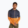 Bluză de trekking pentru bărbați icebreaker Merino 200 Realfleece Descender Zip Hoodie graphite/ray