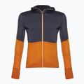 Bluză de trekking pentru bărbați icebreaker Merino 200 Realfleece Descender Zip Hoodie graphite/ray 7