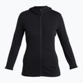 Bluză de trekking pentru femei  icebreaker Merino 260 Quantum IV Zip Hoodie black 7