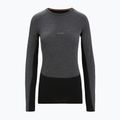 Bluză termică damă icebreaker ZoneKnit 260 jet hthr/black/metro hthr/cb 8