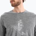 Icebreaker Tech Lite II tricou de drumeție pentru bărbați gri IB0A56KY0041 4