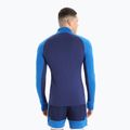 Bluză termică pentru bărbați icebreaker ZoneKnit 260 Half Zip lazurite/royal navy/snow/cb 3