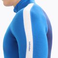 Bluză termică pentru bărbați icebreaker ZoneKnit 260 Half Zip lazurite/royal navy/snow/cb 6