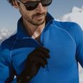 Bluză termică pentru bărbați icebreaker ZoneKnit 260 Half Zip lazurite/royal navy/snow/cb 13