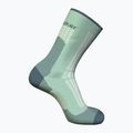 Șosete de trekking pentru bărbați icebreaker Merino Hike+ Ultralight Crew mint/blue ash 2