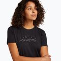 Tricou de trekking pentru femei icebreaker Merino 150 Tech Lite SS Tee Sparkling Stars black 4