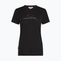 Tricou de trekking pentru femei icebreaker Merino 150 Tech Lite SS Tee Sparkling Stars black 6