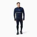 Bărbați Smartwool Intraknit Merino Merino Tech 1/4 Zip pulover termic albastru marin 16670 6