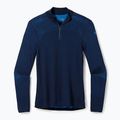 Tricou termic Smartwool Intraknit Merino 200 1/4 Zip pentru bărbați albastru marin 16260