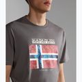 Tricou Napapijri pentru bărbați NP0A4H22 gris 3