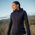 Geacă de trekking pentru femei Icebreaker Quantum III LS Zip Hood albastru marin 0A59JW 9