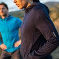 Geacă de trekking pentru femei Icebreaker Quantum III LS Zip Hood albastru marin 0A59JW 10