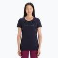 Tricou termic pentru femei icebreaker Tech Lite II Moon Phase albastru marin IB0A56NO4011
