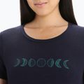 Tricou termic pentru femei icebreaker Tech Lite II Moon Phase albastru marin IB0A56NO4011 4