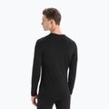Bărbați Icebreaker 200 Oasis Crewe Ski Stripes tricou termic negru 3