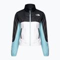 Jachetă de vânt pentru femei The North Face MA Wind Full Zip alb-gri-albastru NF0A825DIKF1