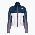 Jachetă de vânt pentru femei The North Face MA Wind Full Zip alb-violet-albastru NF0A825DIKC1