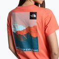 Tricou de trekking pentru femei The North Face Foundation Graphic portocaliu NF0A55B2LV31 4