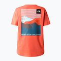 Tricou de trekking pentru femei The North Face Foundation Graphic portocaliu NF0A55B2LV31 6