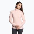 Hanorac fleece pentru femei The North Face 100 Glacier 1/4 Zip roz NF0A5IHNLK61