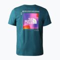 Tricou de trekking pentru bărbați The North Face Foundation Graphic albastru NF0A55EFEFS1 2