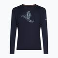 Longsleeve pentru bărbați icebreaker Merino 200 Oasis Crewe SkiingYeti midnight navy 7
