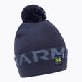 Șapcă de iarnă pentru bărbați Under Armour Ua Halftime Fleece Pom albastru marin 1373093