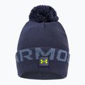 Șapcă de iarnă pentru bărbați Under Armour Ua Halftime Fleece Pom albastru marin 1373093 2