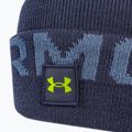 Șapcă de iarnă pentru bărbați Under Armour Ua Halftime Fleece Pom albastru marin 1373093 3