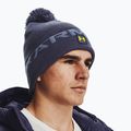 Șapcă de iarnă pentru bărbați Under Armour Ua Halftime Fleece Pom albastru marin 1373093 6