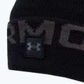 Șapcă de iarnă pentru bărbați Under Armour Ua Halftime Fleece Pom negru 1373093 3