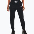 Pantaloni de antrenament pentru femei Under Armour Essential Script negru 1374105