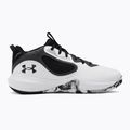 Încălțăminte de baschet pentru bărbați Under Armour Lockdown 6 alb-gri 3025616-101 2